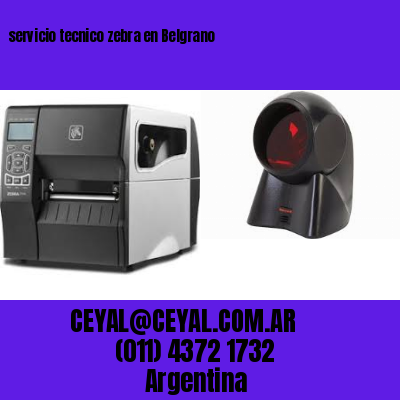 servicio tecnico zebra en Belgrano
