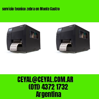 servicio tecnico zebra en Monte Castro