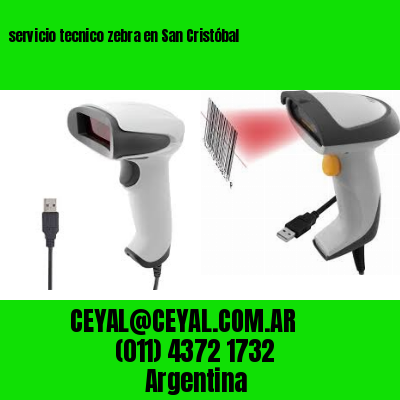 servicio tecnico zebra en San Cristóbal
