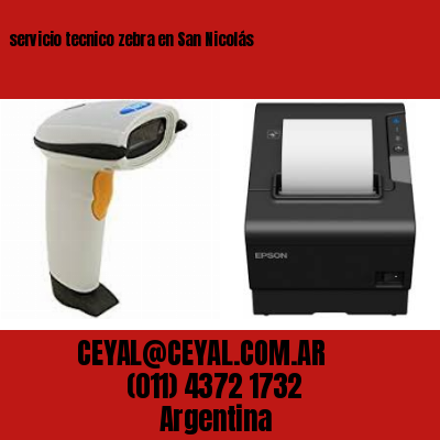 servicio tecnico zebra en San Nicolás