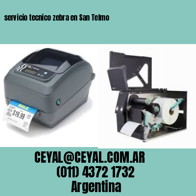 servicio tecnico zebra en San Telmo
