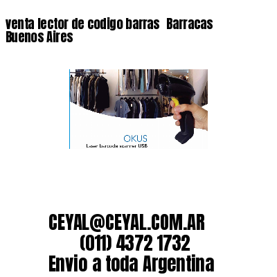 venta lector de codigo barras 	Barracas  Buenos Aires