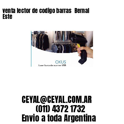 venta lector de codigo barras 	Bernal Este