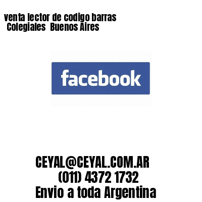 venta lector de codigo barras 	Colegiales  Buenos Aires