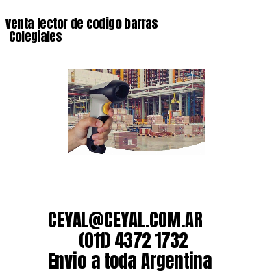 venta lector de codigo barras 	Colegiales
