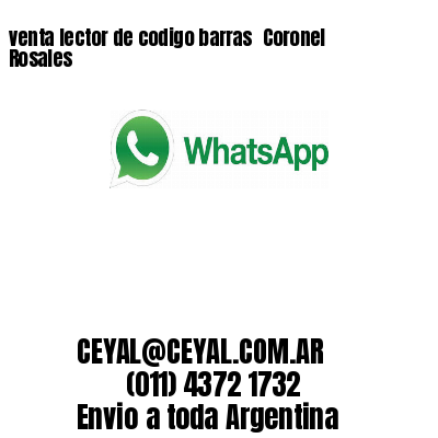 venta lector de codigo barras 	Coronel Rosales