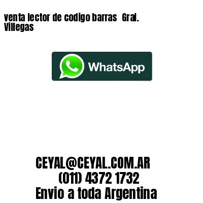 venta lector de codigo barras 	Gral. Villegas
