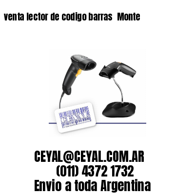 venta lector de codigo barras 	Monte
