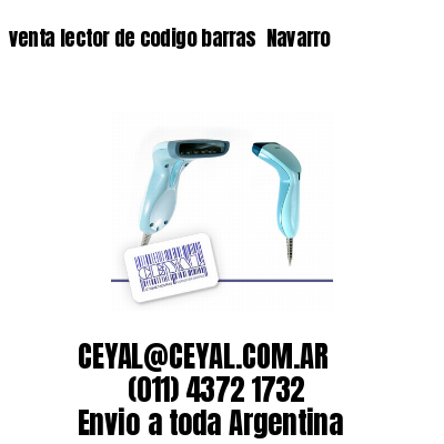 venta lector de codigo barras 	Navarro