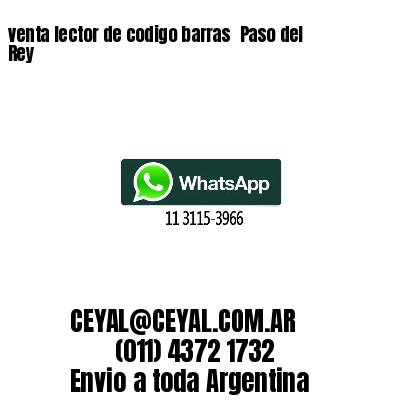 venta lector de codigo barras 	Paso del Rey