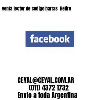 venta lector de codigo barras 	Retiro