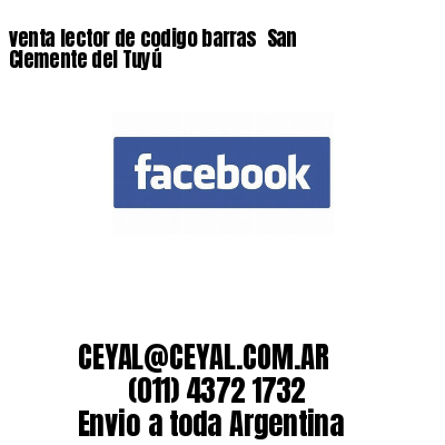 venta lector de codigo barras 	San Clemente del Tuyú