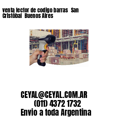 venta lector de codigo barras 	San Cristóbal  Buenos Aires