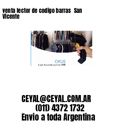 venta lector de codigo barras 	San Vicente