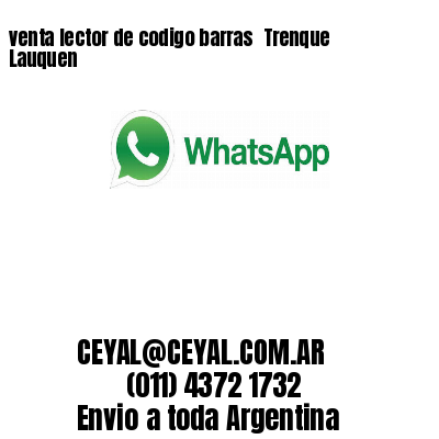 venta lector de codigo barras 	Trenque Lauquen