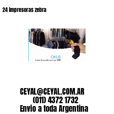 24 impresoras zebra