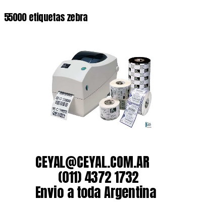 55000 etiquetas zebra