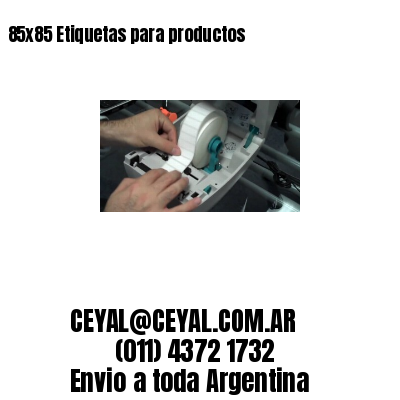 85×85 Etiquetas para productos