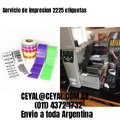 Servicio de impresion 2225 etiquetas