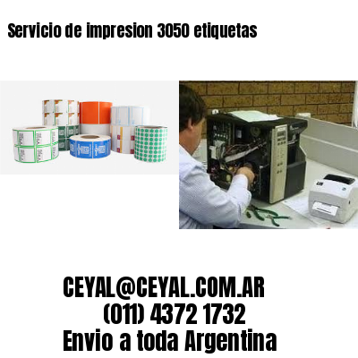 Servicio de impresion 3050 etiquetas