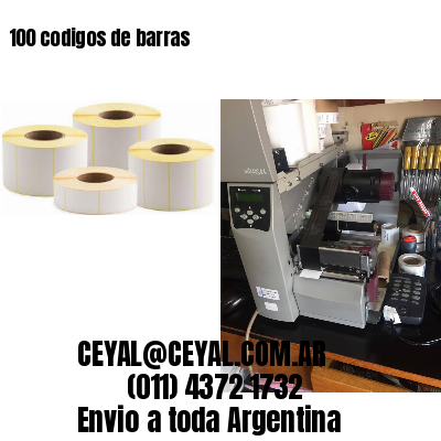 100 codigos de barras