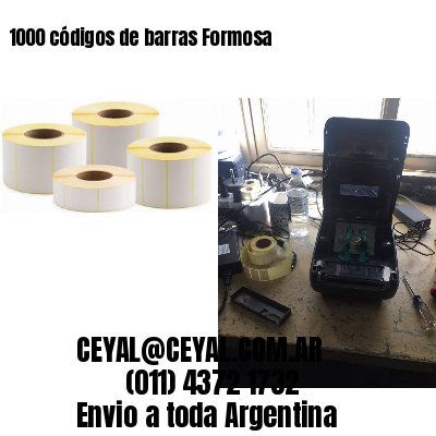 1000 códigos de barras Formosa