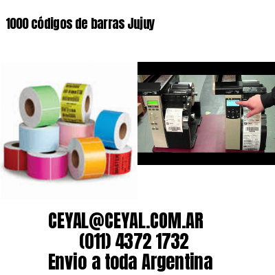 1000 códigos de barras Jujuy