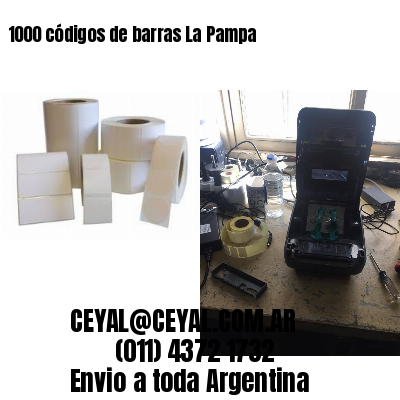 1000 códigos de barras La Pampa