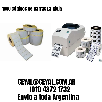 1000 códigos de barras La Rioja