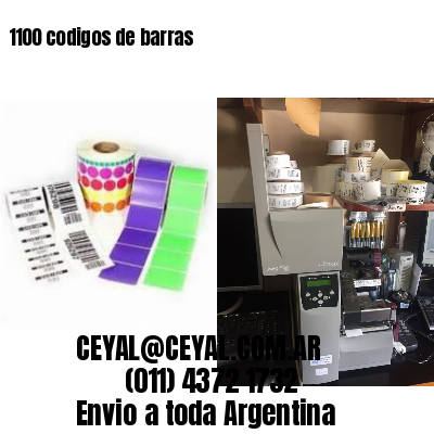 1100 codigos de barras
