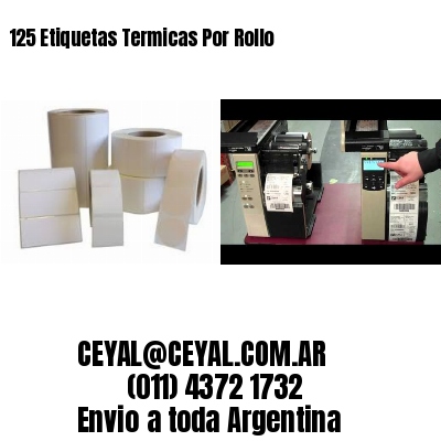 125 Etiquetas Termicas Por Rollo
