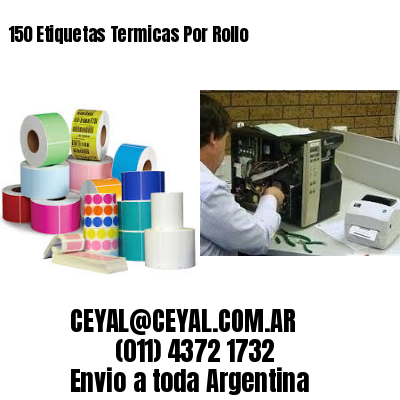 150 Etiquetas Termicas Por Rollo