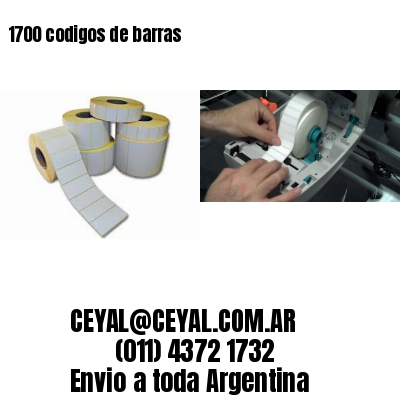 1700 codigos de barras