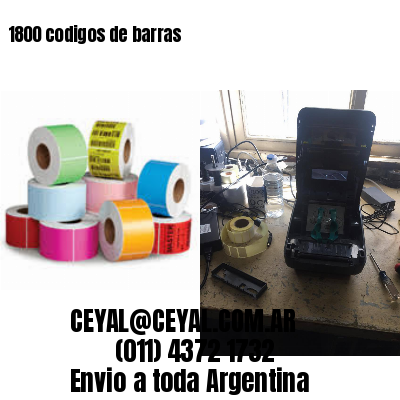 1800 codigos de barras