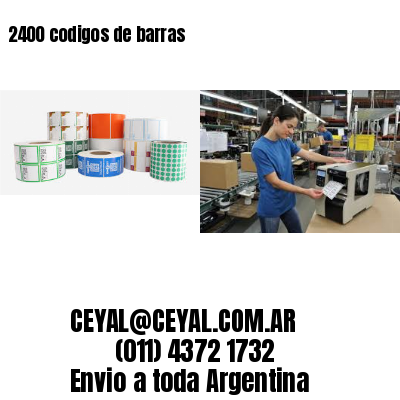 2400 codigos de barras