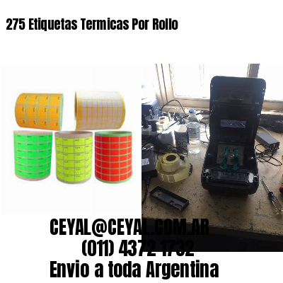 275 Etiquetas Termicas Por Rollo