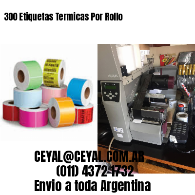 300 Etiquetas Termicas Por Rollo