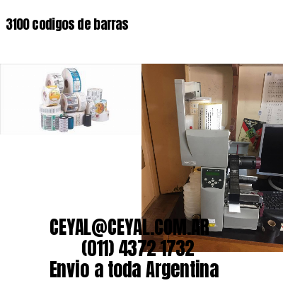 3100 codigos de barras
