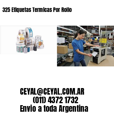 325 Etiquetas Termicas Por Rollo