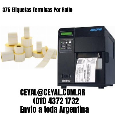 375 Etiquetas Termicas Por Rollo