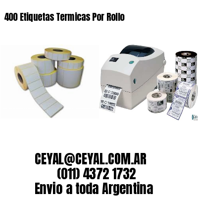 400 Etiquetas Termicas Por Rollo
