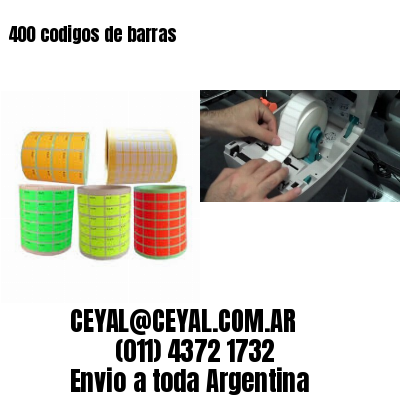 400 codigos de barras