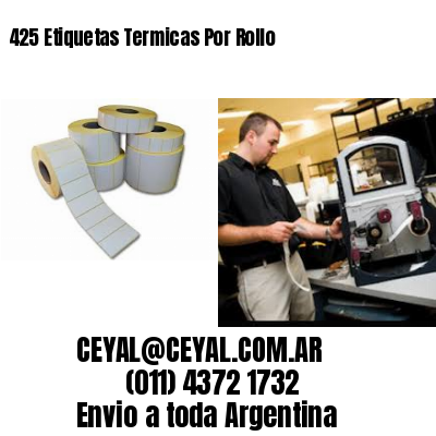 425 Etiquetas Termicas Por Rollo