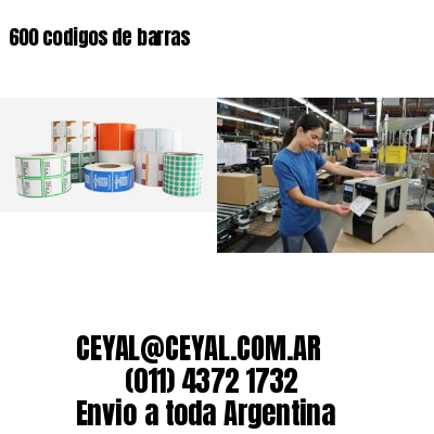 600 codigos de barras