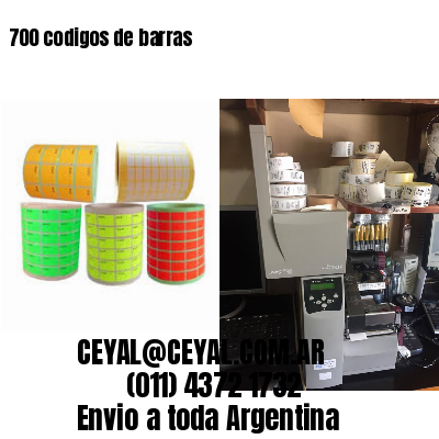 700 codigos de barras