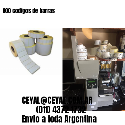 800 codigos de barras