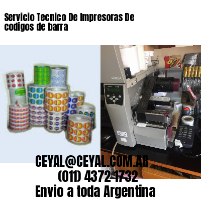 Servicio Tecnico De Impresoras De codigos de barra