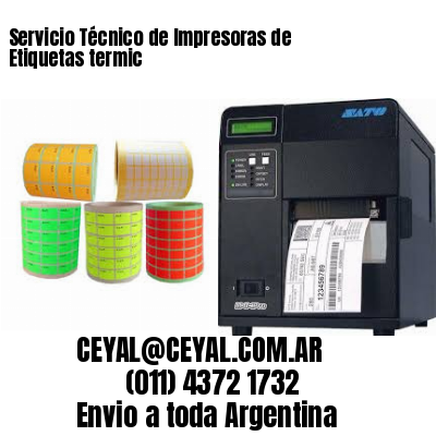 Servicio Técnico de Impresoras de Etiquetas termic