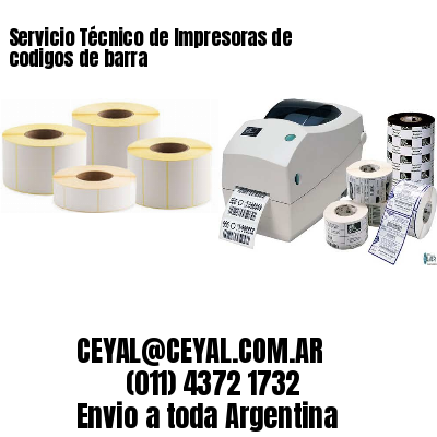 Servicio Técnico de Impresoras de codigos de barra