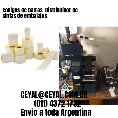 codigos de barras 	Distribuidor de cintas de embalajes